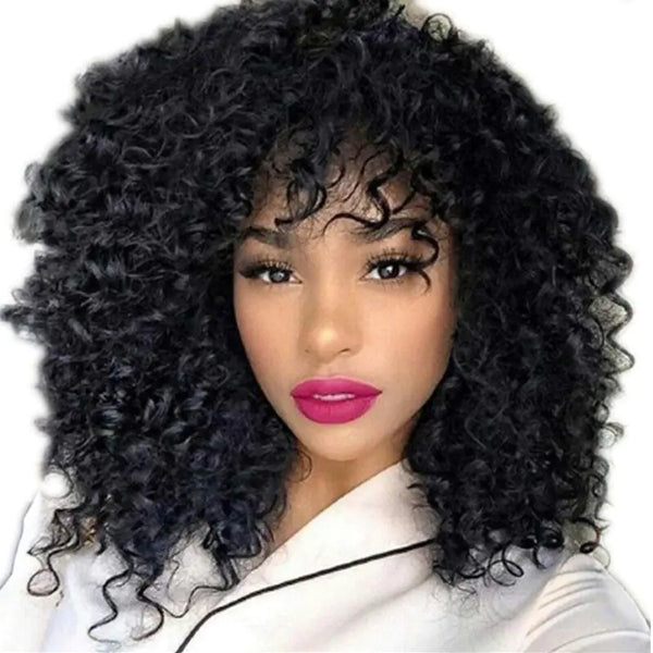 European and American Wigs for African Short Curly Hair