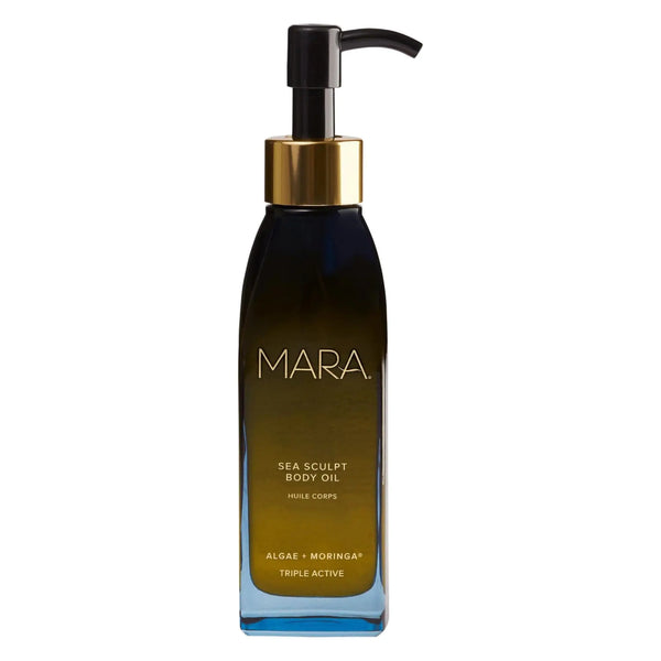 MARA - Natural Algae + Moringa Sea Sculpt Body Oil | Non-Toxic Plant-Based Skin Care | Firm Hydrate Sculpt + Refine the Skin with Moringa + Squalane (4 fl oz | 120ml)